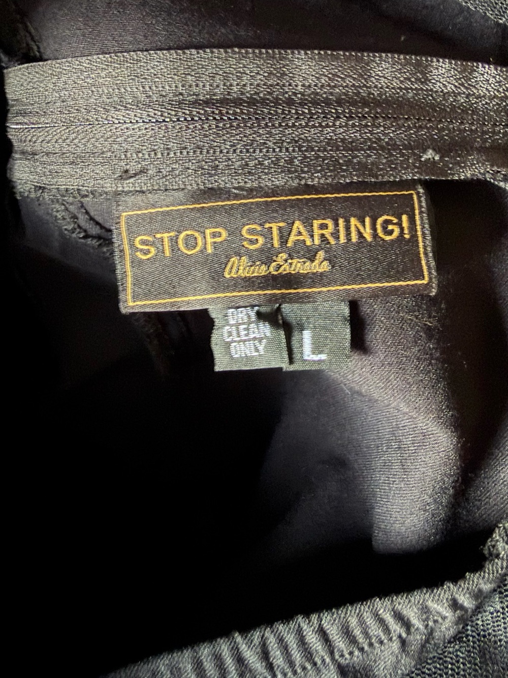 Stop staring twilight wiggle dress sz L - Picture 7 of 7